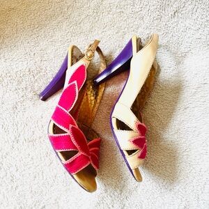 Poetic License London High Heels Pink n Purple